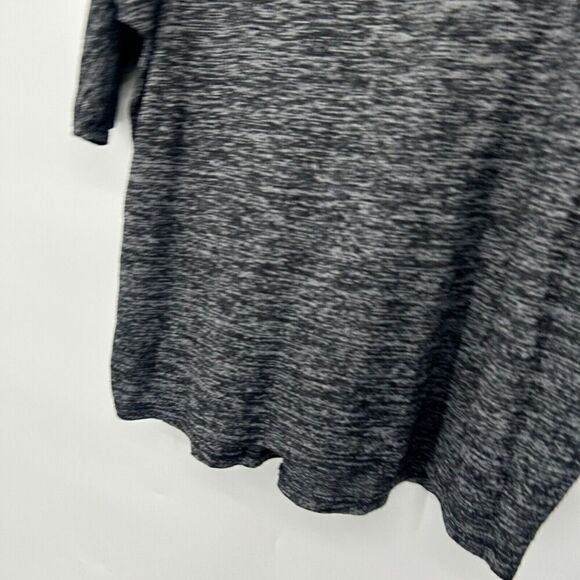 Ultra Freeze Marled Black Sweater Knit Top Dolman Sleeves Slouchy Oversized 2X - Picture 5 of 9